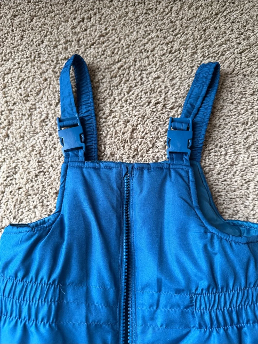 Carter's Blue & Green Dino Snowsuit Set